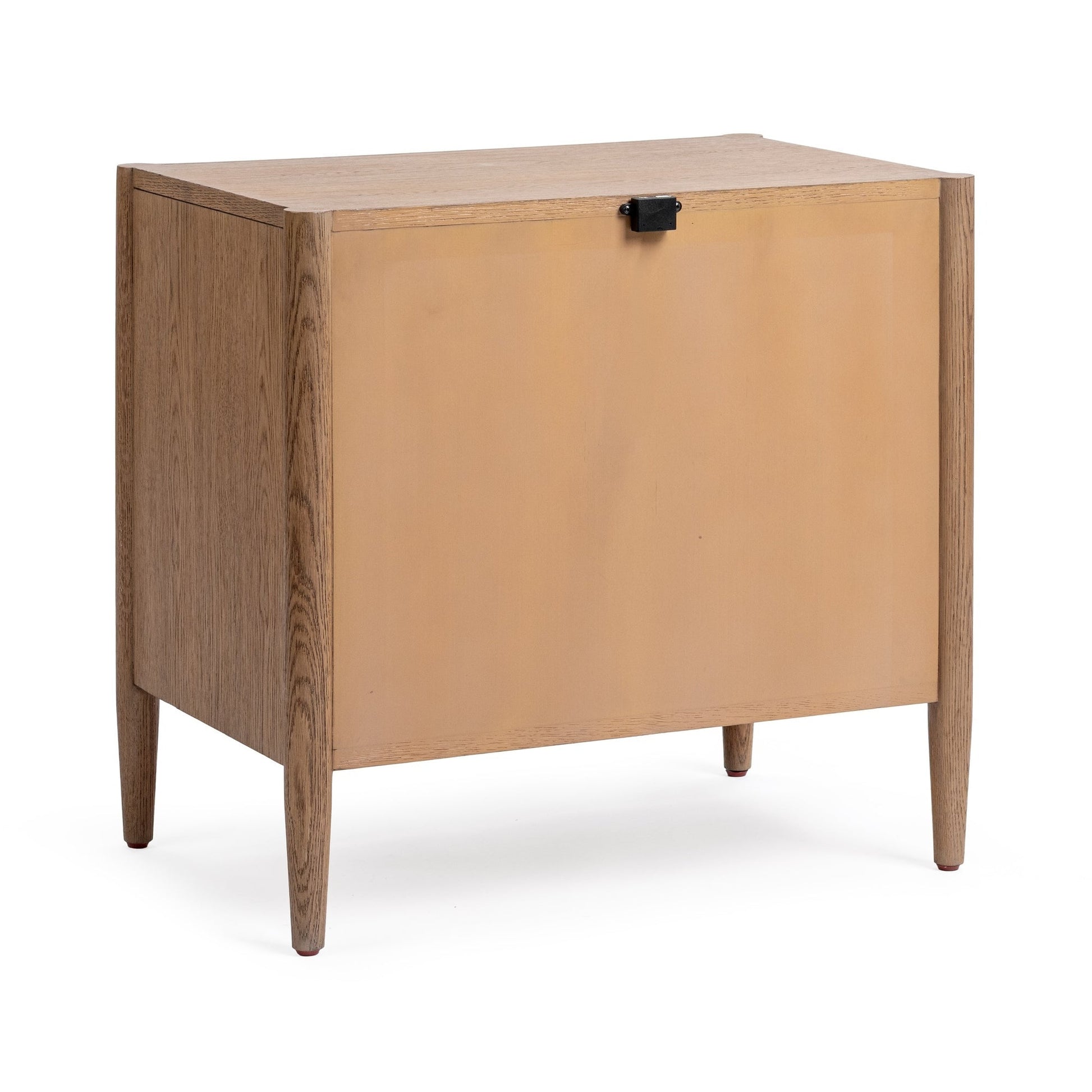 Napa Grove Oak Veneer Nightstand Alisen Two-Drawer Nightstand Collection