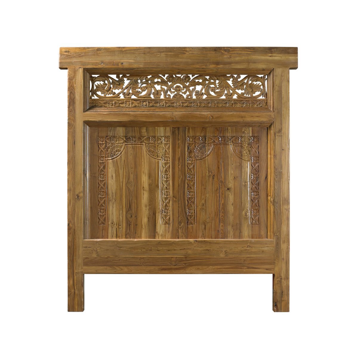 Teak Wood Eastern King Delago Headboard - Collection