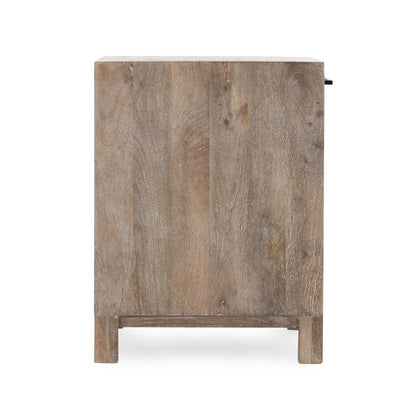 Meadow Taupe Mango Wood Nightstand Jensen One-Drawer Nightstand Collection