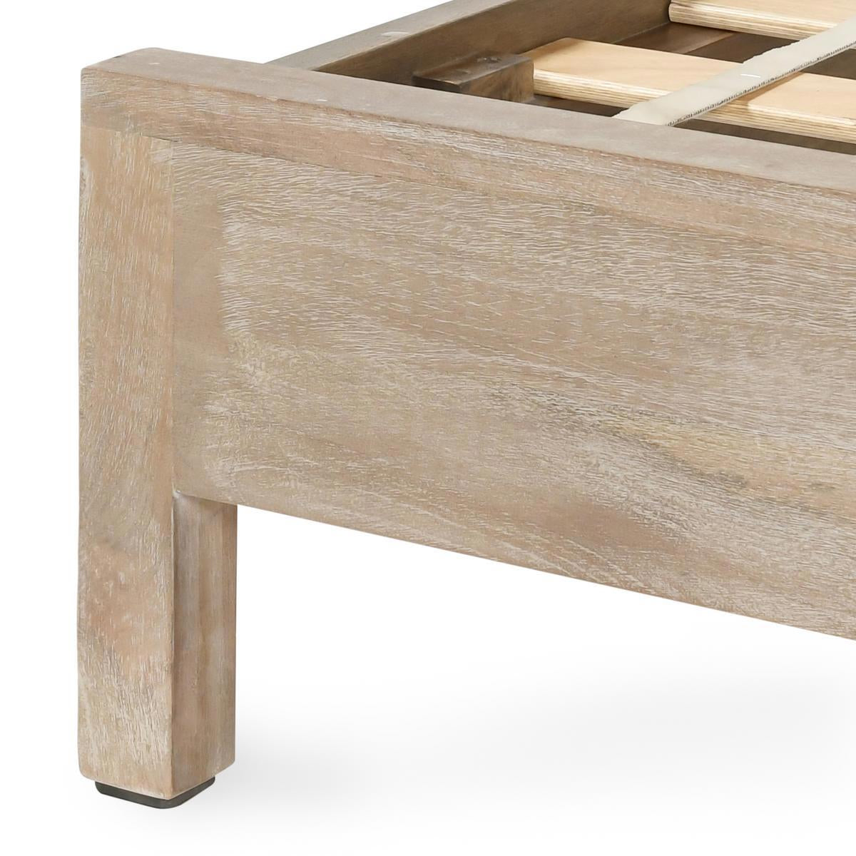 Meadow Taupe Mango Wood California King Jensen Bed Collection