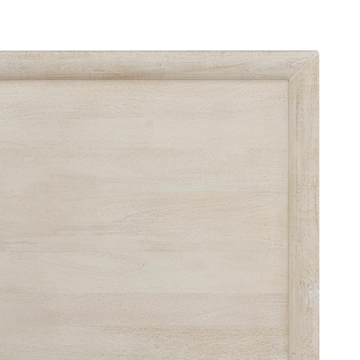 Seashell White Mango Wood California King Reece Bed Collection