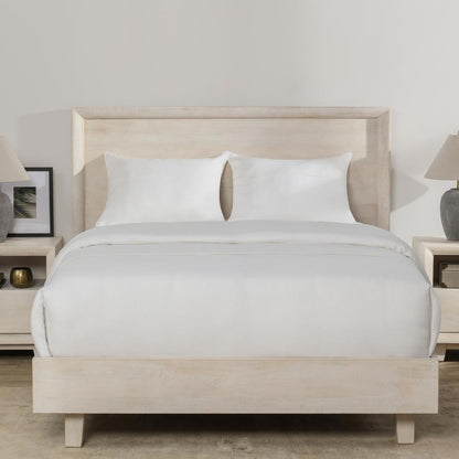 Seashell White Mango Wood California King Reece Bed Collection