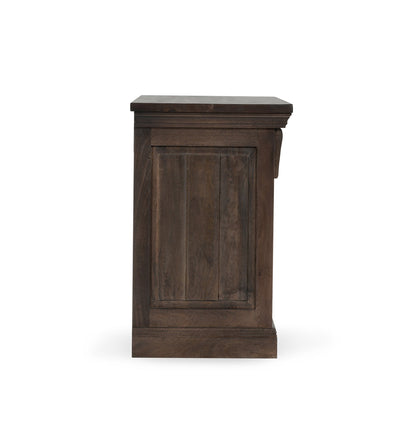 Cocoa Brown Mango Wood Nightstand Adelaide Three-Drawer Nightstand Collection