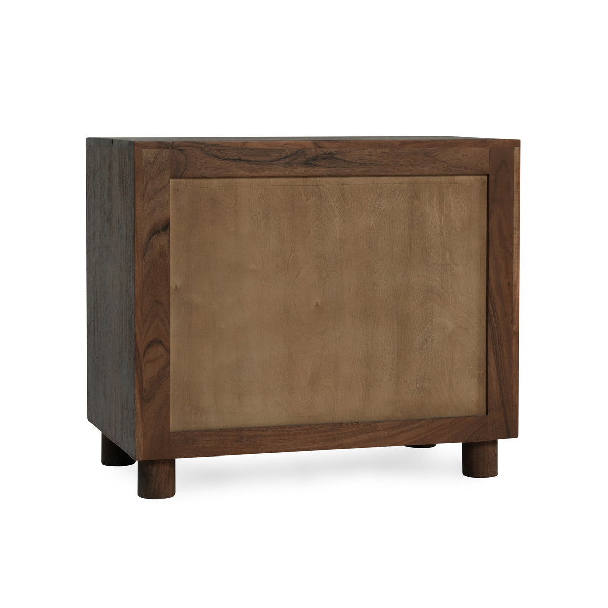 Harvest Brown Acacia Wood Nightstand Jaxon Two-Drawer Nightstand Collection
