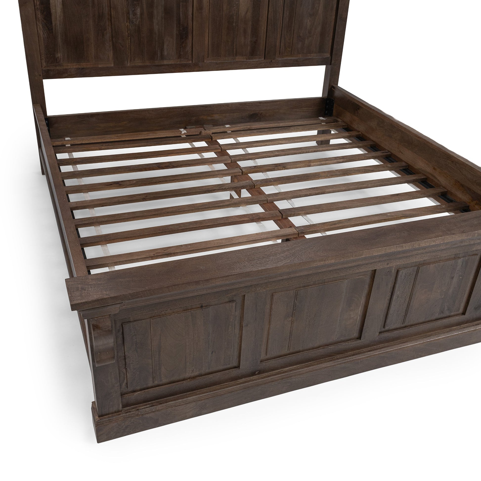 Cocoa Brown Mango Wood California King Adelaide Bed Collection