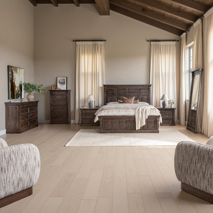 Cocoa Brown Mango Wood California King Adelaide Bed Collection