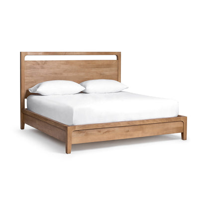Natural Maple Mango wood Eastern King Laguna Bed Collection