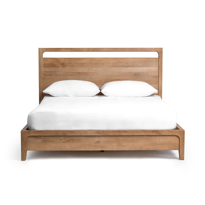 Natural Maple Mango wood Eastern King Laguna Bed Collection