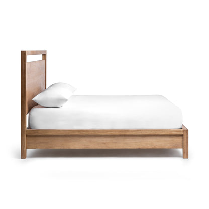 Natural Maple Mango wood Eastern King Laguna Bed Collection