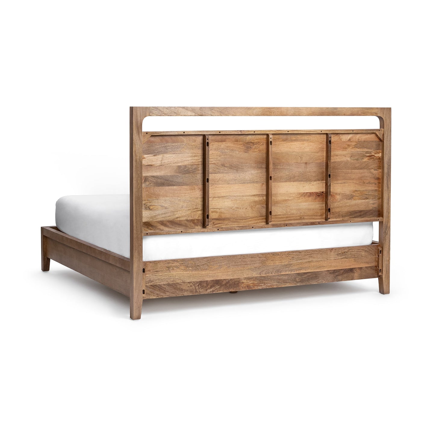 Natural Maple Mango wood Eastern King Laguna Bed Collection