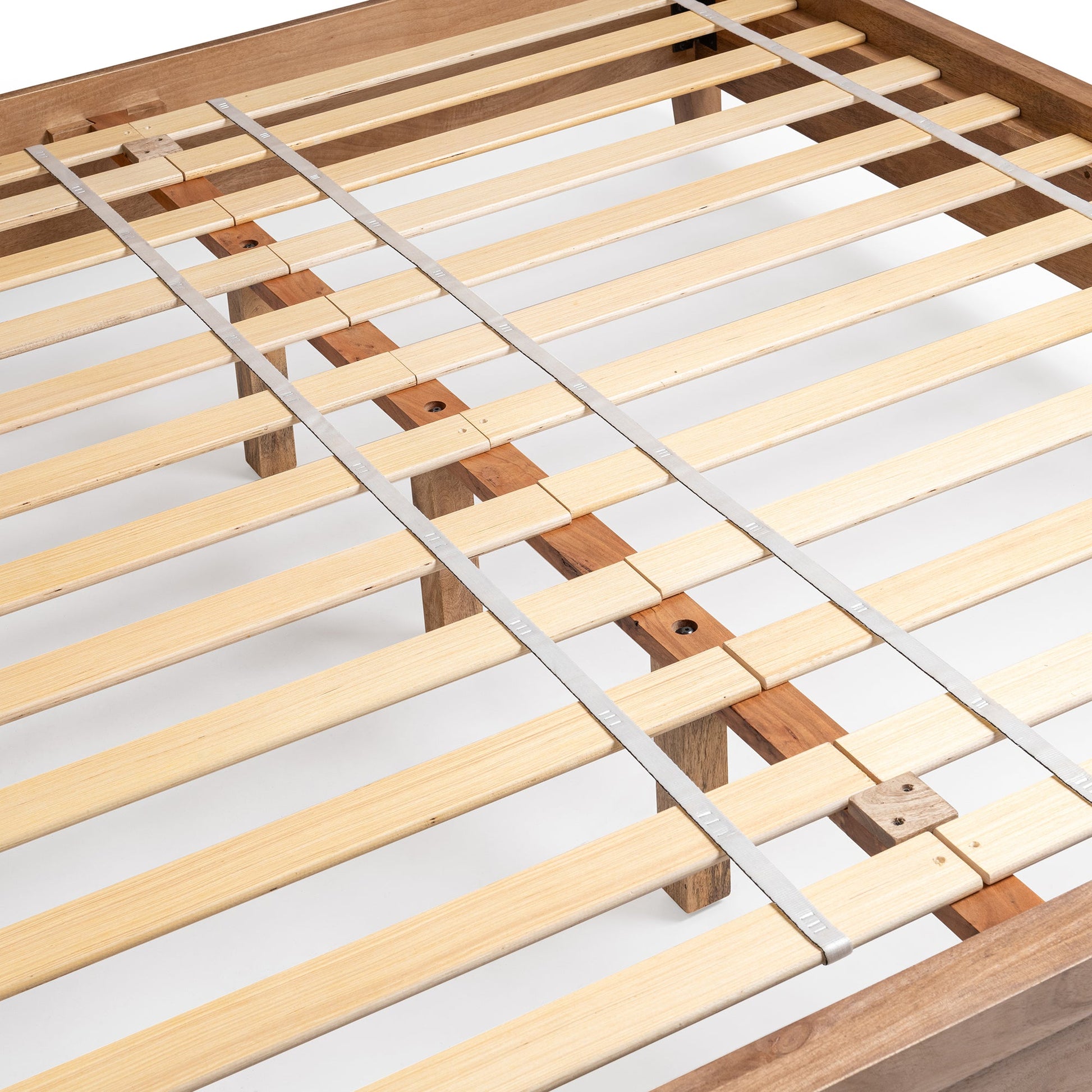 Natural Maple Mango wood Eastern King Laguna Bed Collection