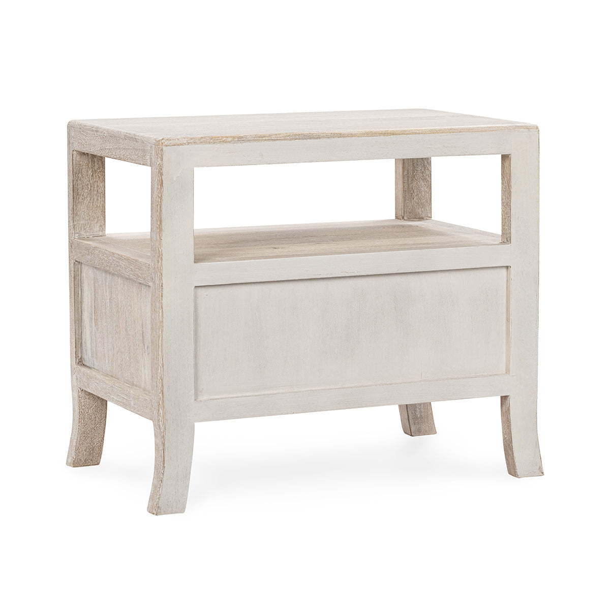 Creamwood Mango Wood Nightstand Westmont One-Drawer Nightstand Collection