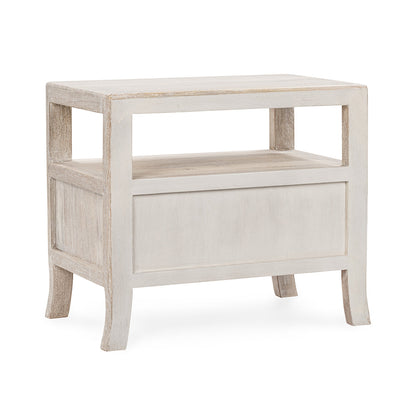 Creamwood Mango Wood Nightstand Westmont One-Drawer Nightstand Collection