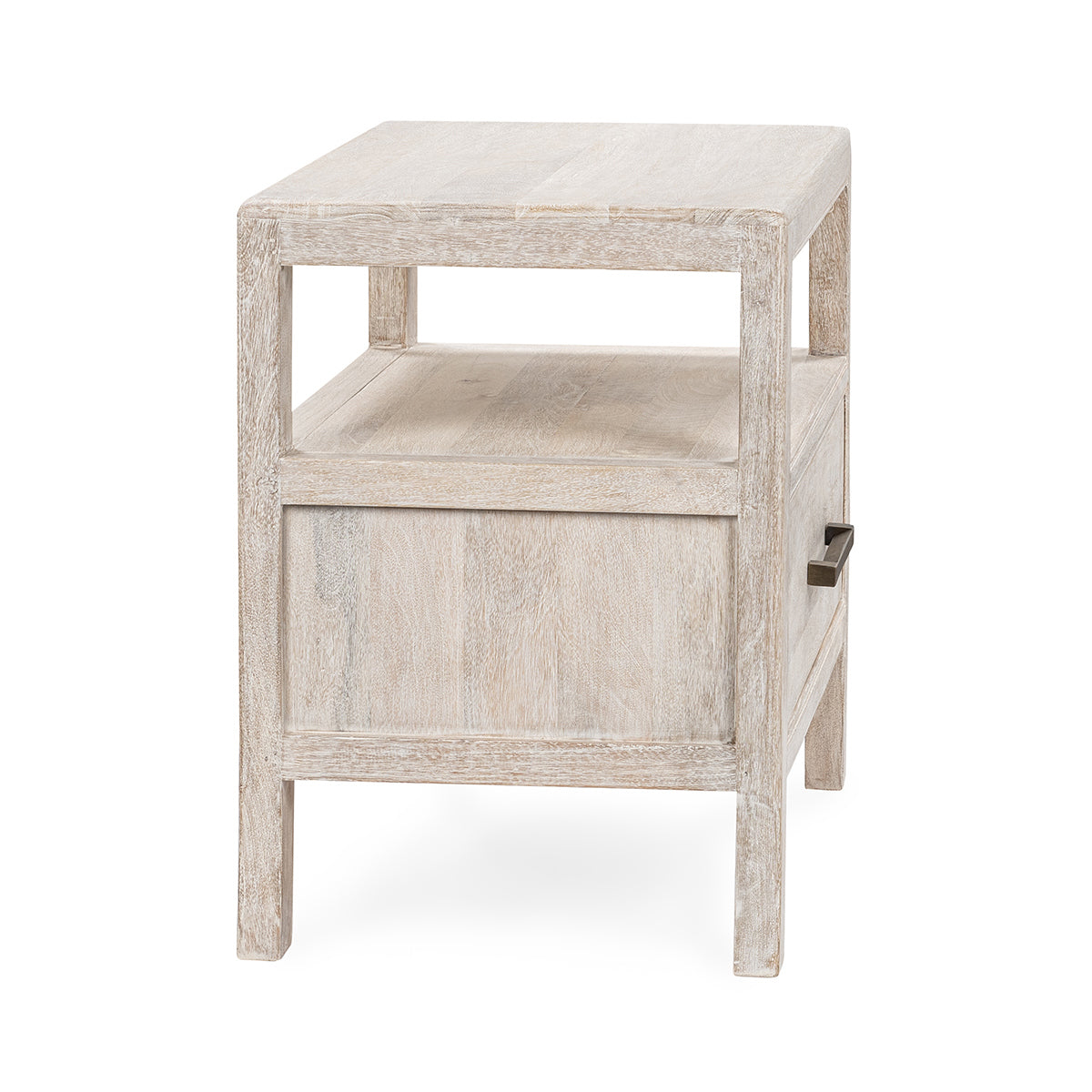 Creamwood Mango Wood Nightstand Westmont One-Drawer Nightstand Collection