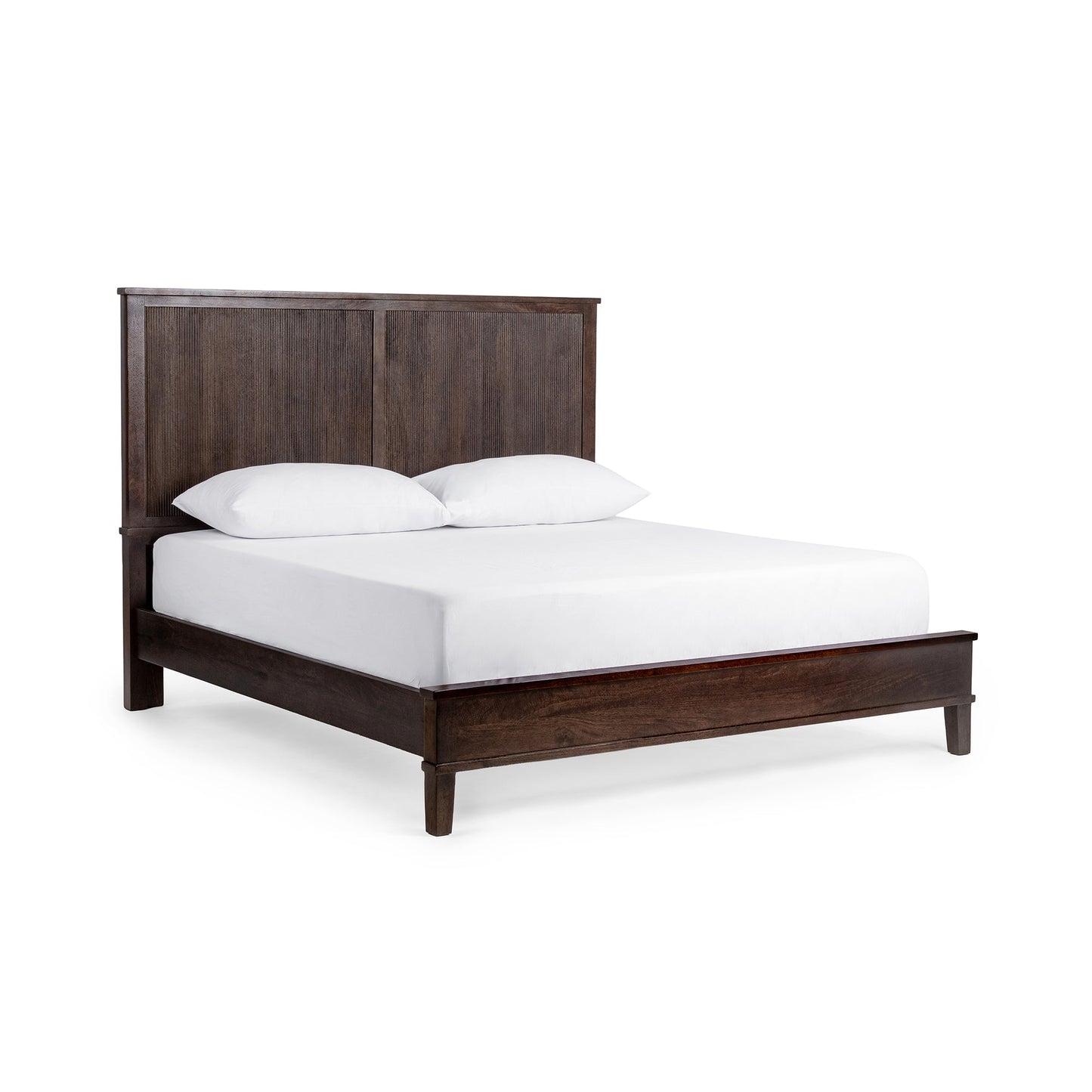 Auburn Walnut Mango Wood Eastern King Westlake Bed Collection