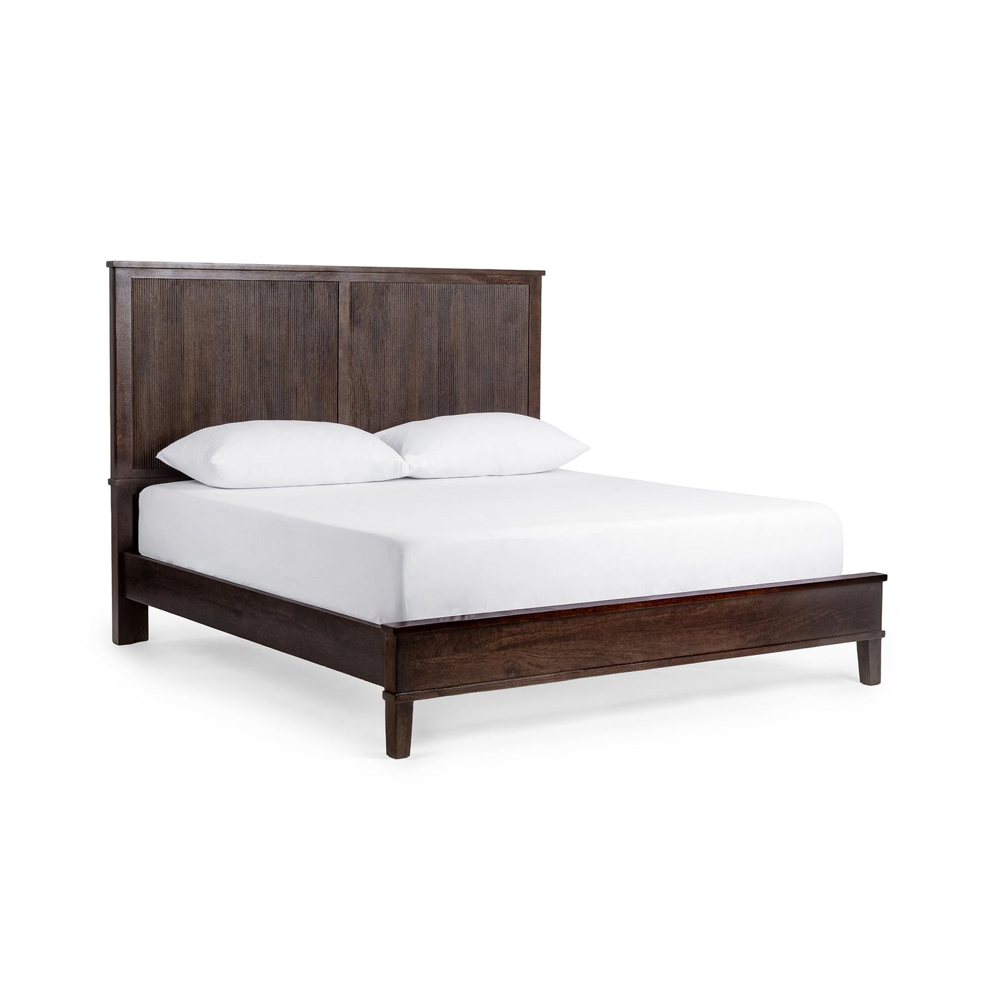 Auburn Walnut Mango Wood Queen Westlake Bed Collection