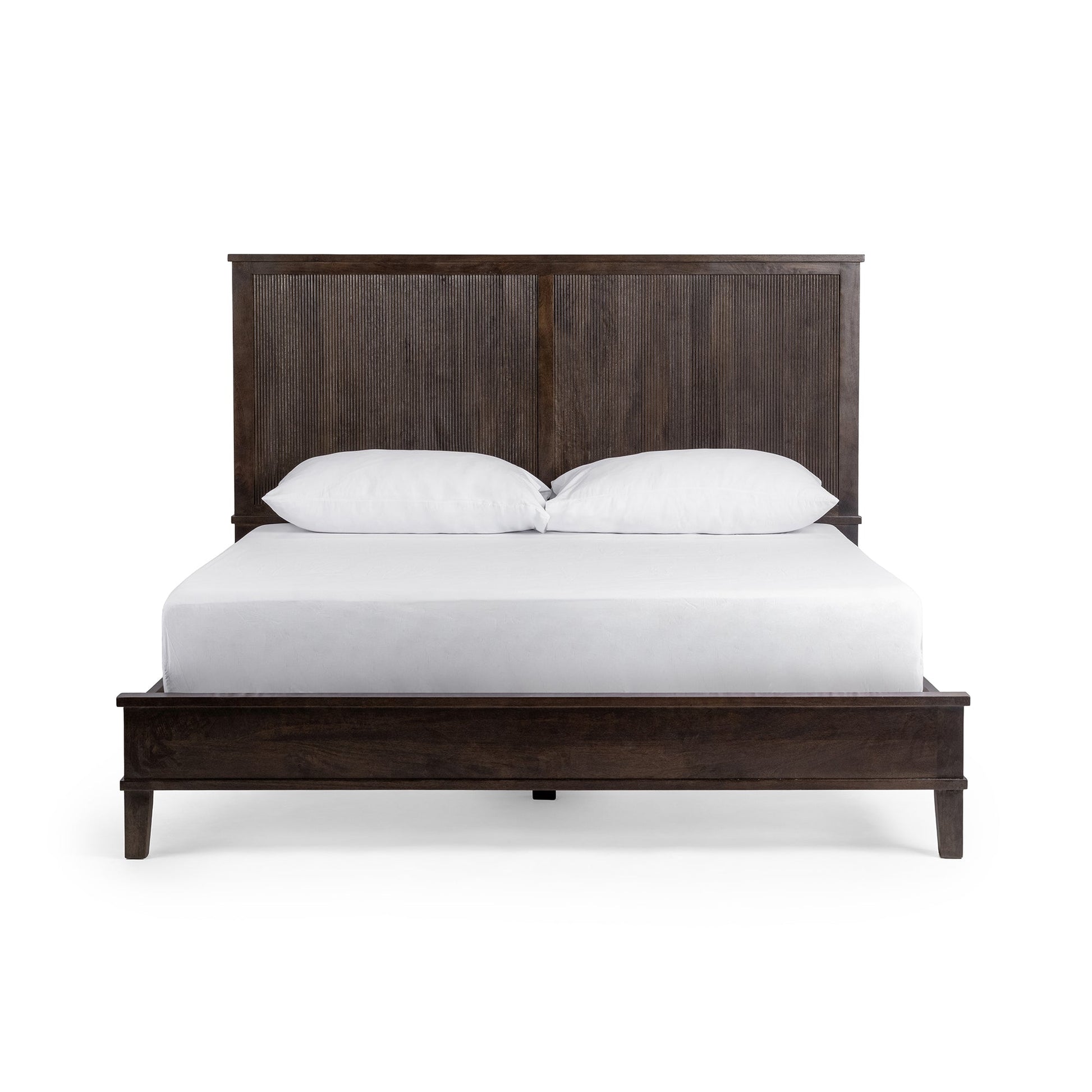 Auburn Walnut Mango Wood Queen Westlake Bed Collection