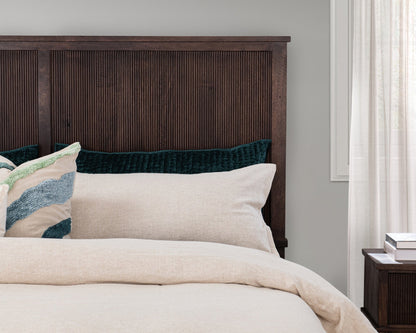 Auburn Walnut Mango Wood Queen Westlake Bed Collection