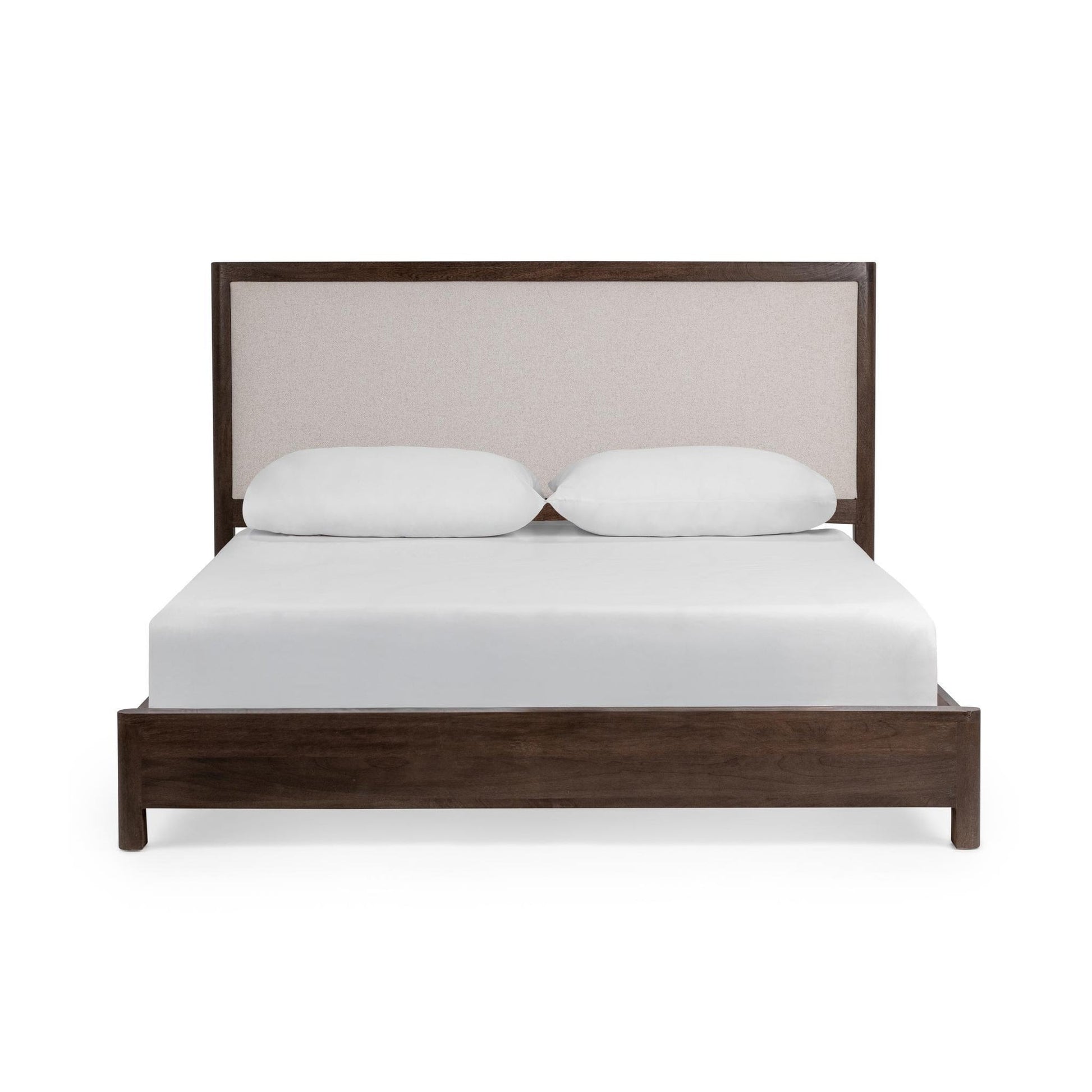 Cocoa Brown Mango Wood Eastern King Baylee Bed Collection