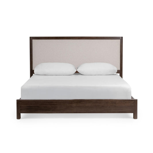 Cocoa Brown Mango Wood Eastern King Baylee Bed Collection