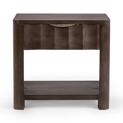 Baylee 1 Drawer Nightstand Cocoa Brown