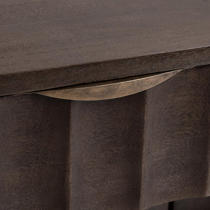 Baylee 1 Drawer Nightstand Cocoa Brown