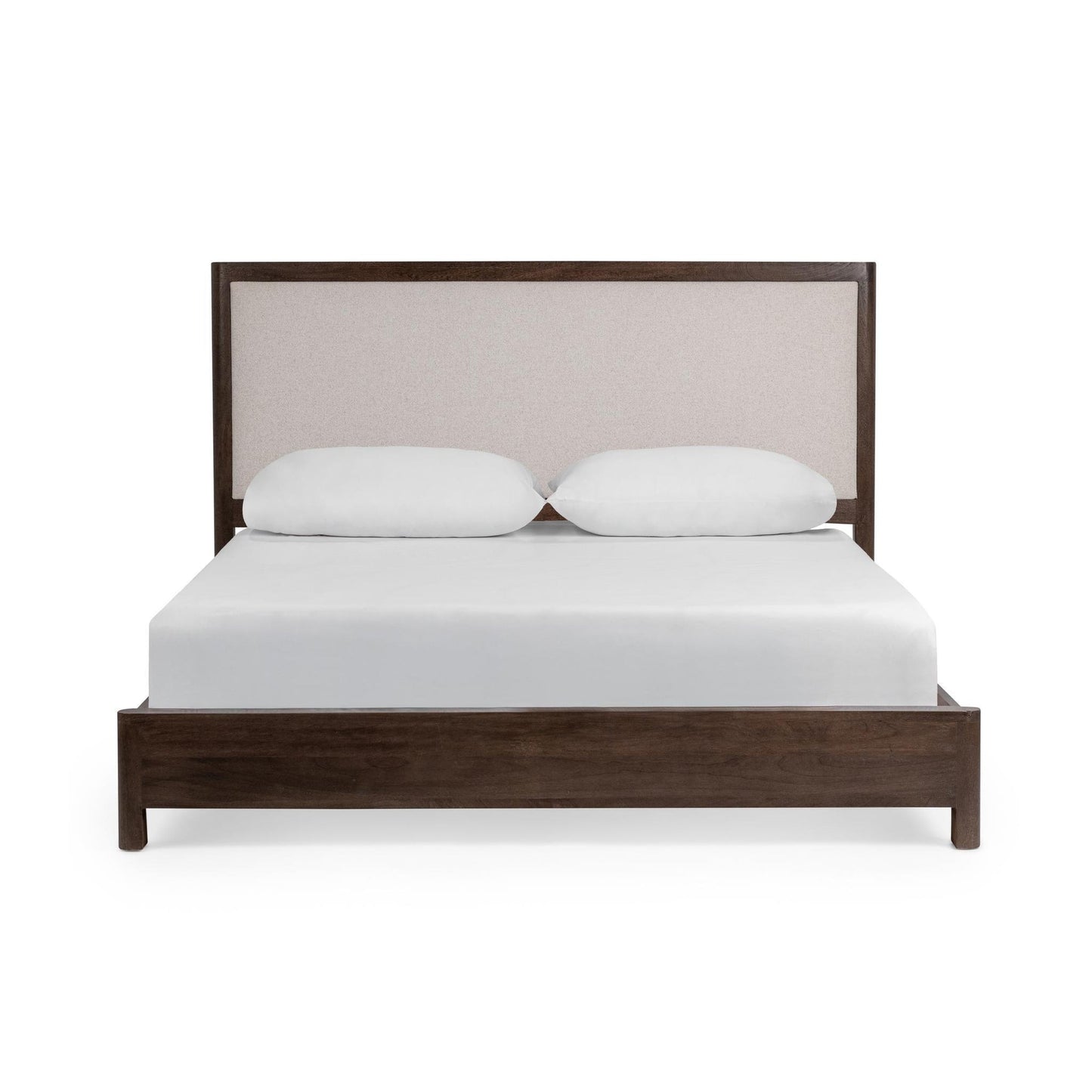 Cocoa Brown Mango Wood Queen Baylee Bed Collection