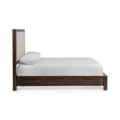 Cocoa Brown Mango Wood Queen Baylee Bed Collection