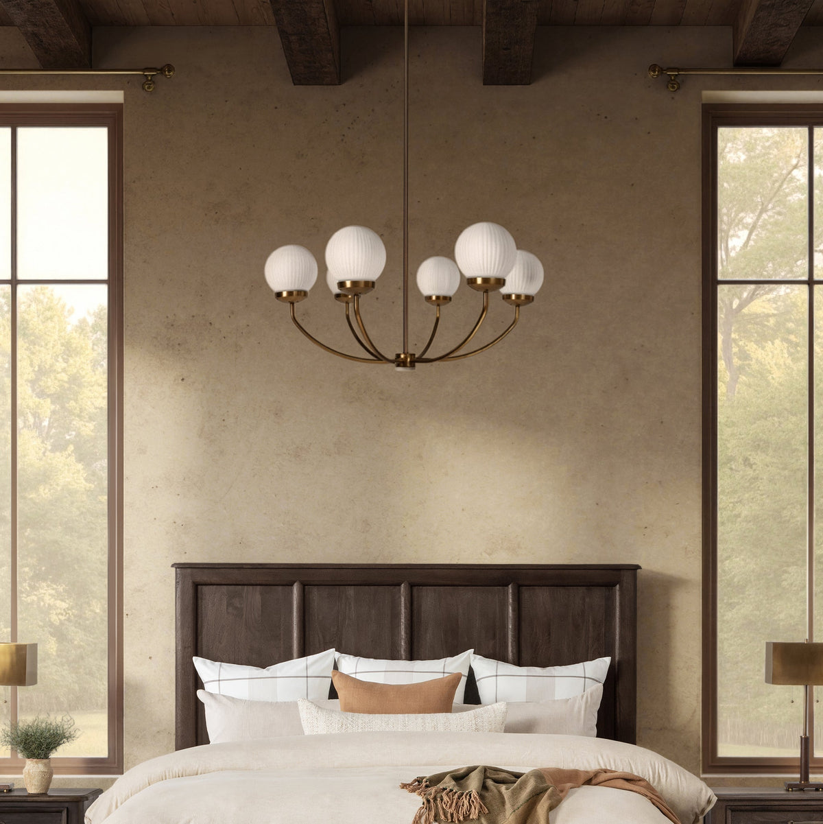 Redwood Vale 6 Chandelier