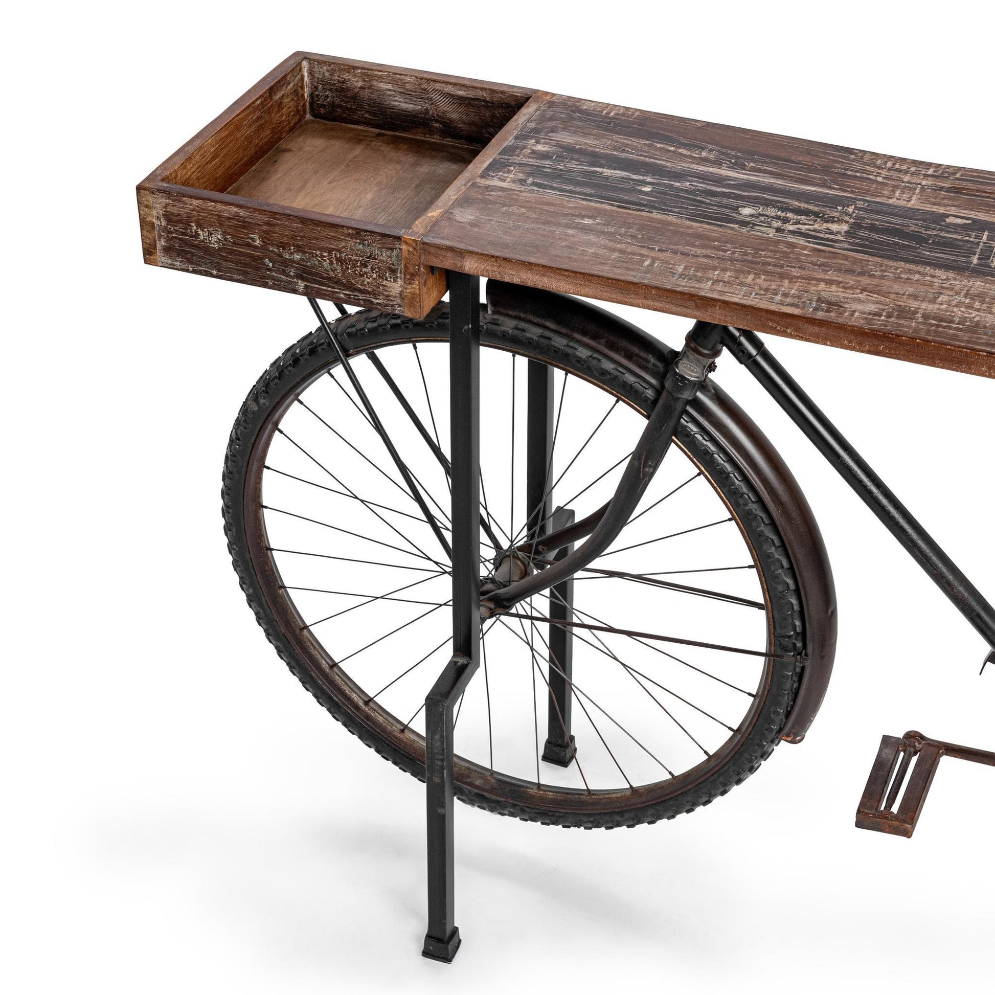 Limewash Myst Reclaimed Wood Bar & Counter Table Cycle Counter Table Collection