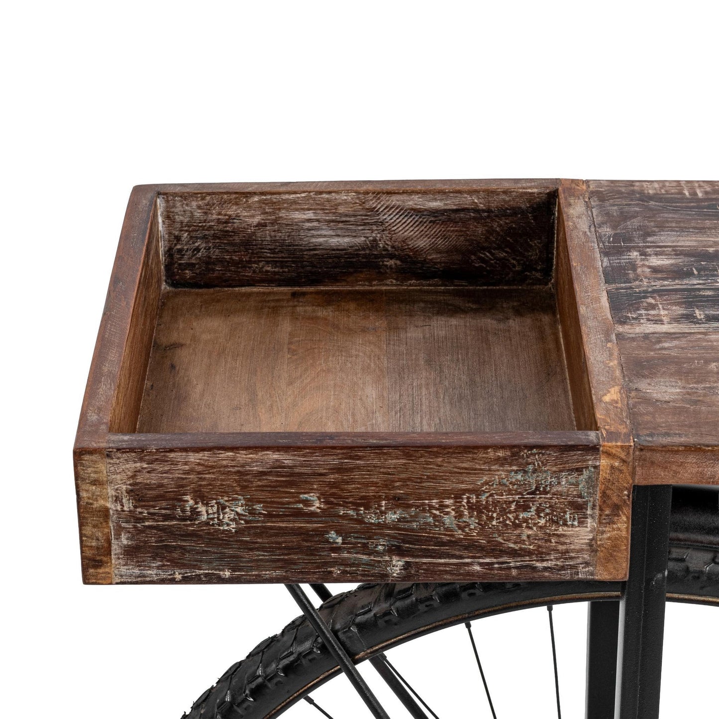 Limewash Myst Reclaimed Wood Bar & Counter Table Cycle Counter Table Collection