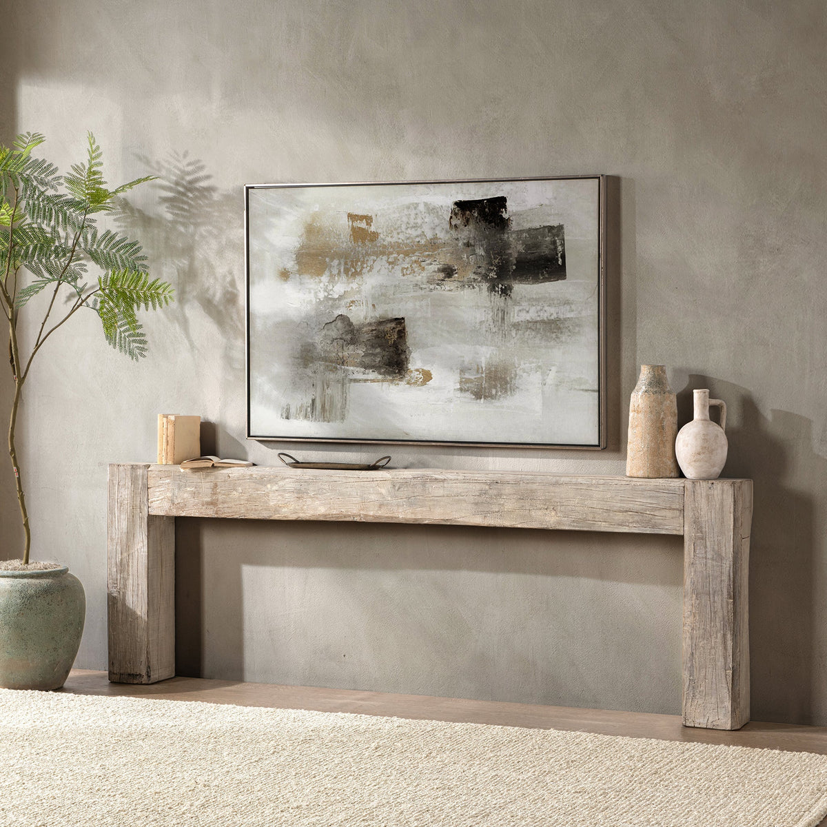 Curated Console Table