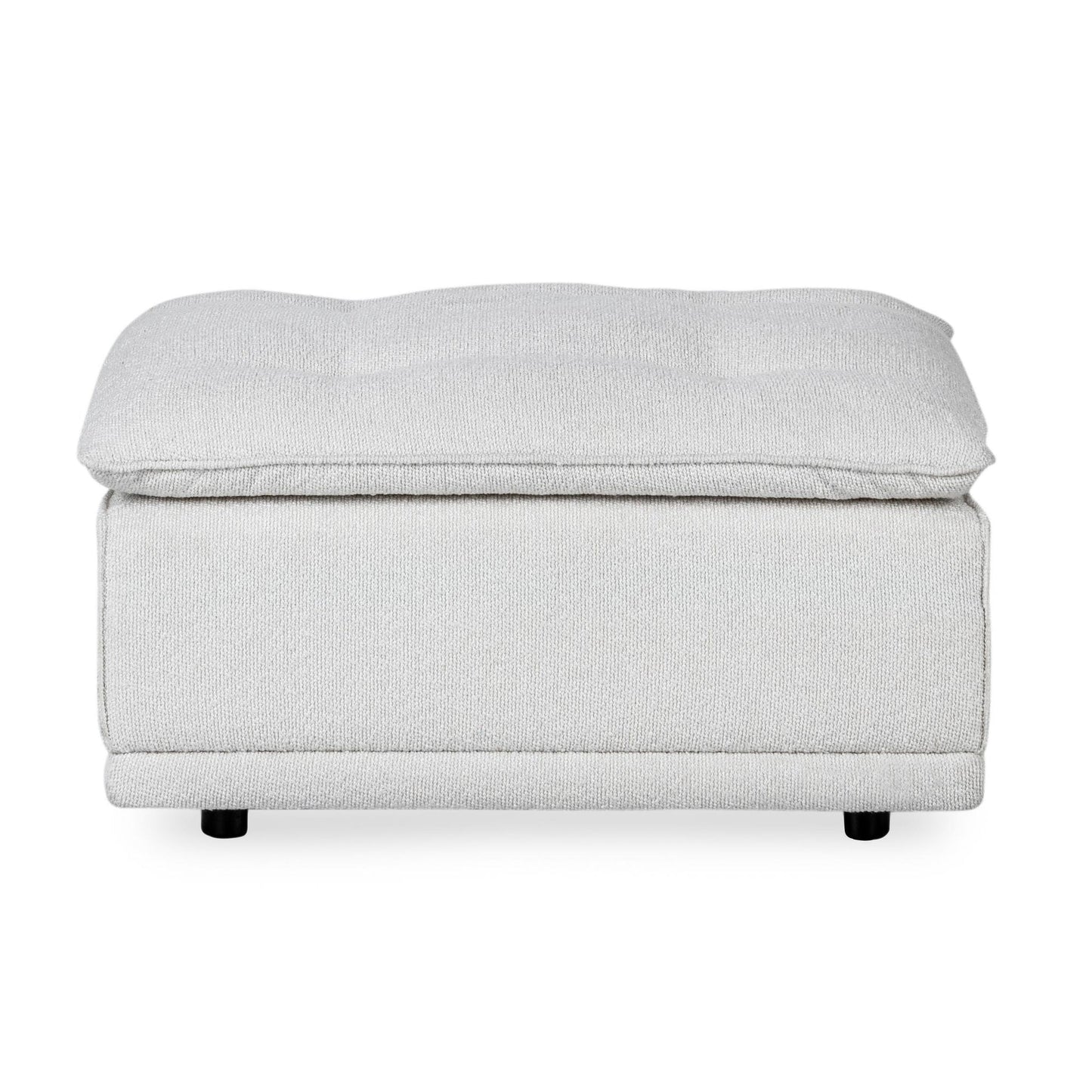 White 100% Polyester Ottomans & Stool Haven Ottoman Collection