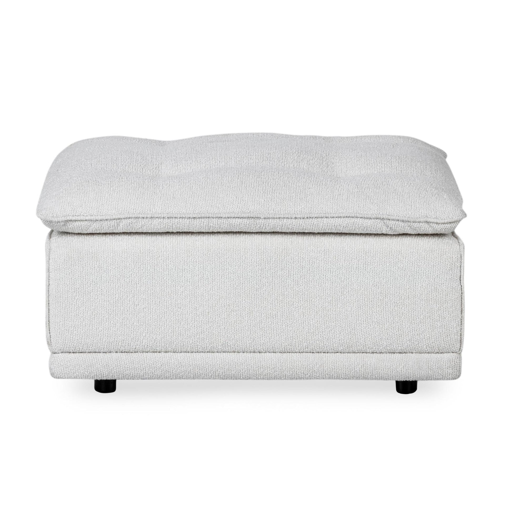White 100% Polyester Ottomans & Stool Haven Ottoman Collection