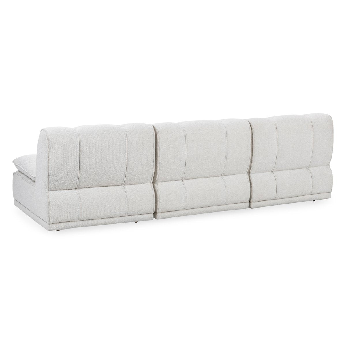 White 100% Polyester Sofa Haven 3 Piece Modular Sofa Collection