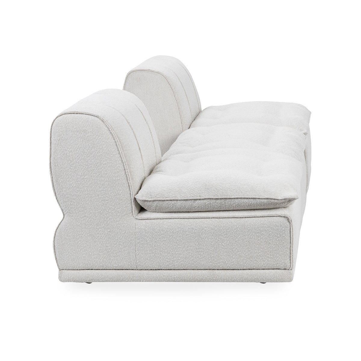 White 100% Polyester Sofa Haven 3 Piece Modular Sofa Collection