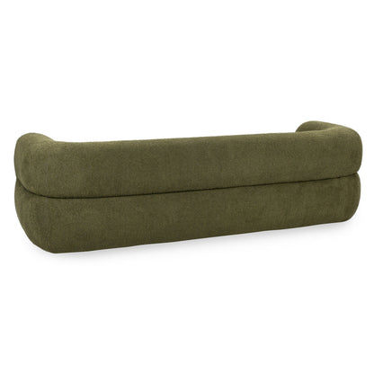 Dark Olive 95% Polyester/5% Cotton Sofa Faris Sofa Collection