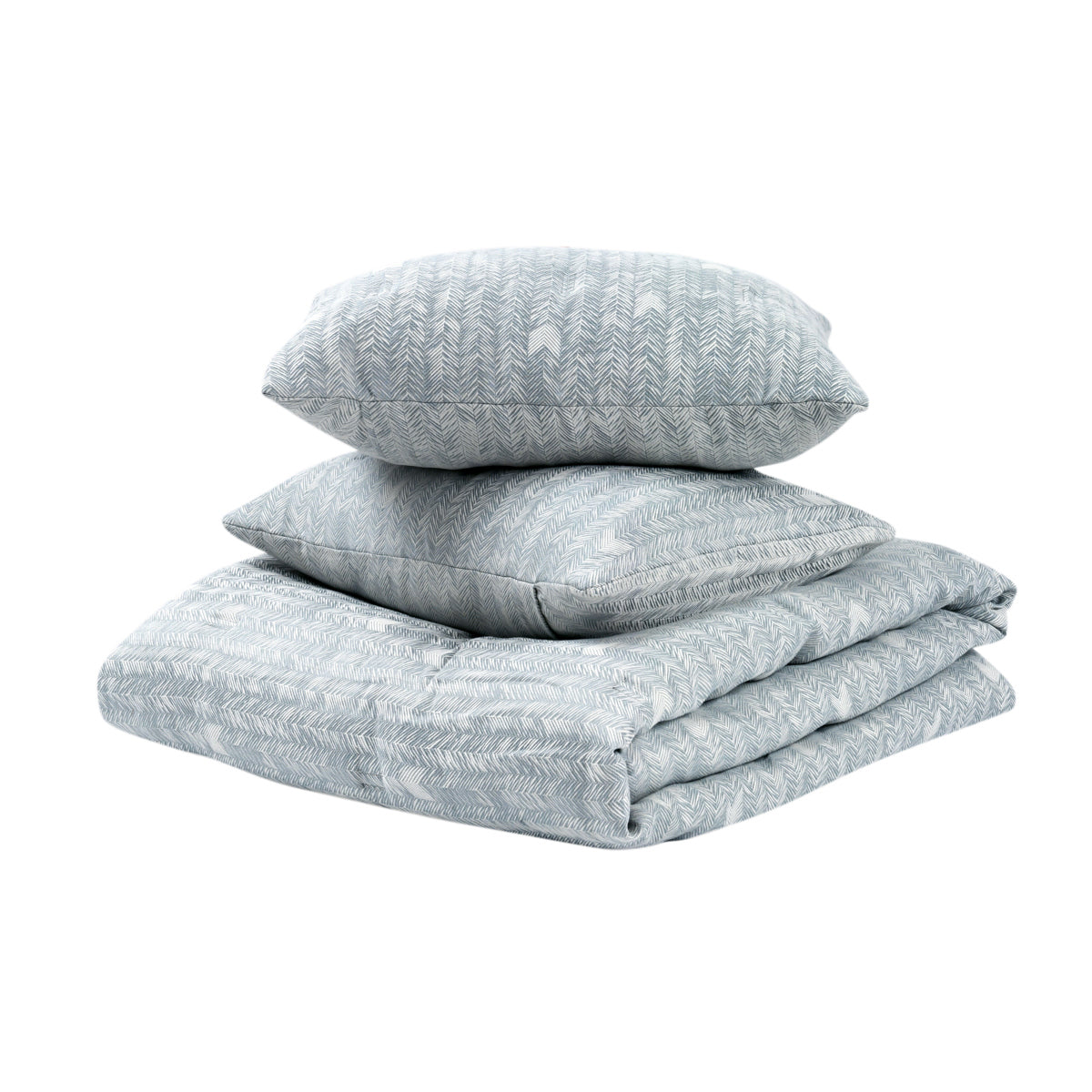 Storm 64% Linen/36% Cotton Quilts & Comforter French Herringbone Comforter Collection Collection