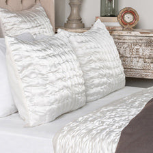 Ivory 100% Polyester Quilts & Comforter Aura Quilt Collection Collection