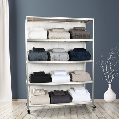 Mango Wood Racks & Basket Claremont Rack Silver Collection