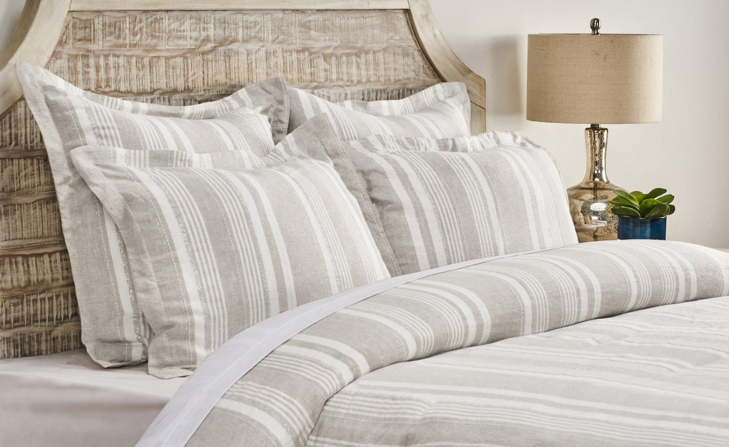 Ivory 100% Belgian Flax Linen DUVET COLLECTION Dale Sham Collection