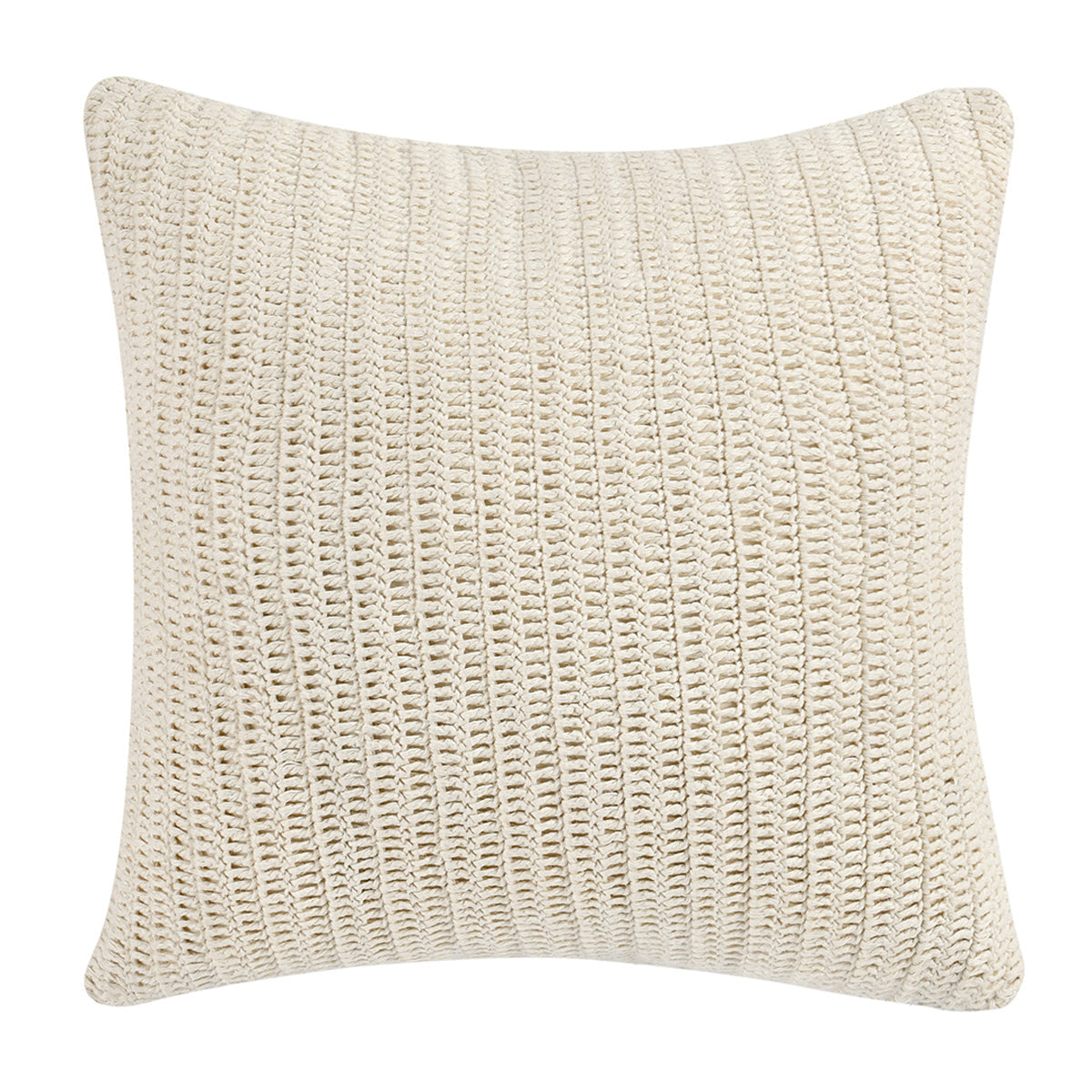 Ivory 100% Belgian Flax Linen Solid SLD Macie 22x22 Collection