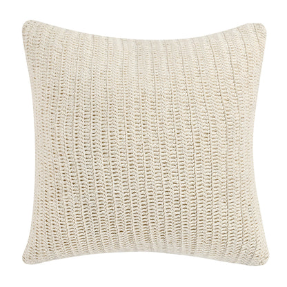 Ivory 100% Belgian Flax Linen Solid SLD Macie 22x22 Collection