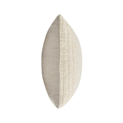 Ivory 100% Belgian Flax Linen Solid SLD Macie 22x22 Collection
