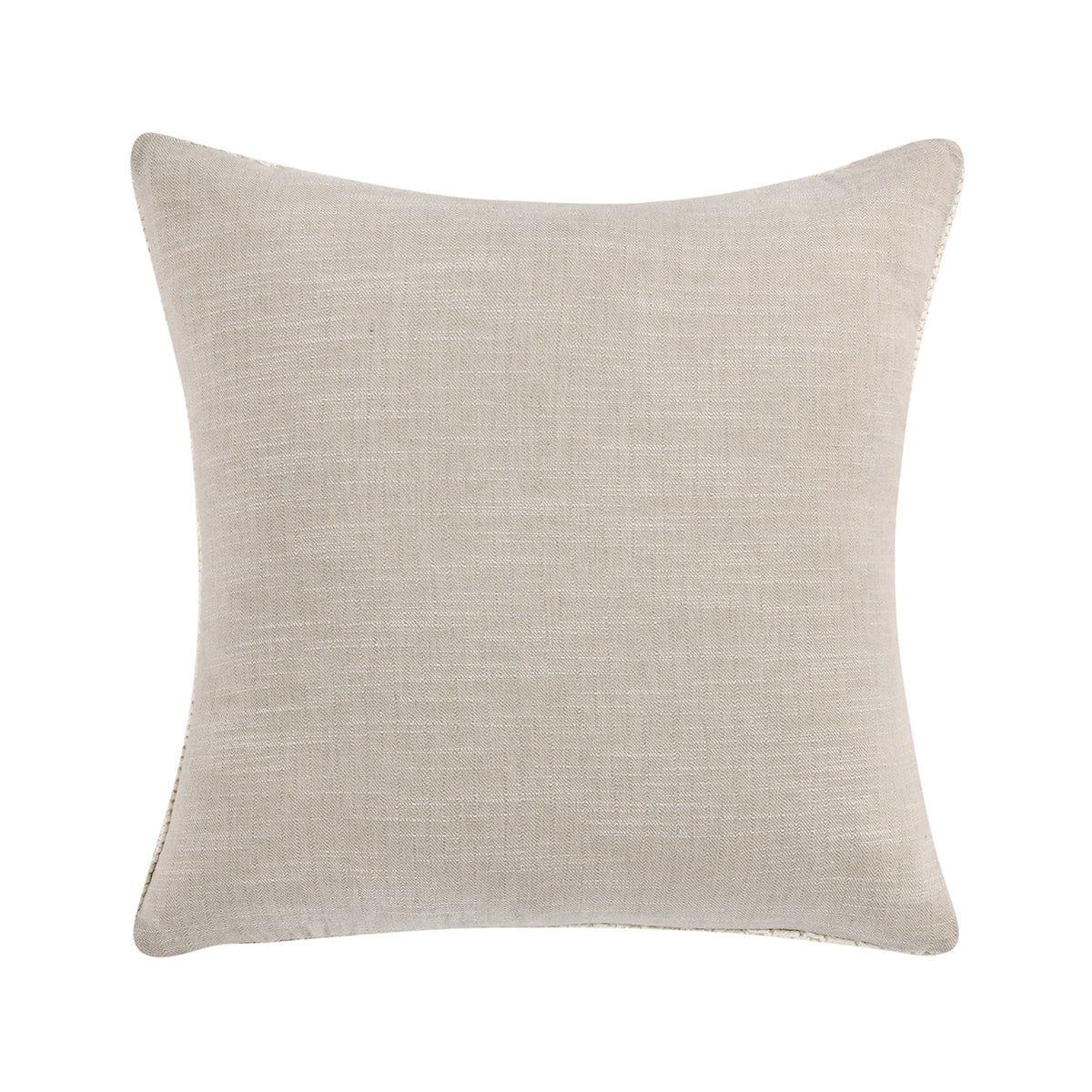 Ivory 100% Belgian Flax Linen Solid SLD Macie 22x22 Collection