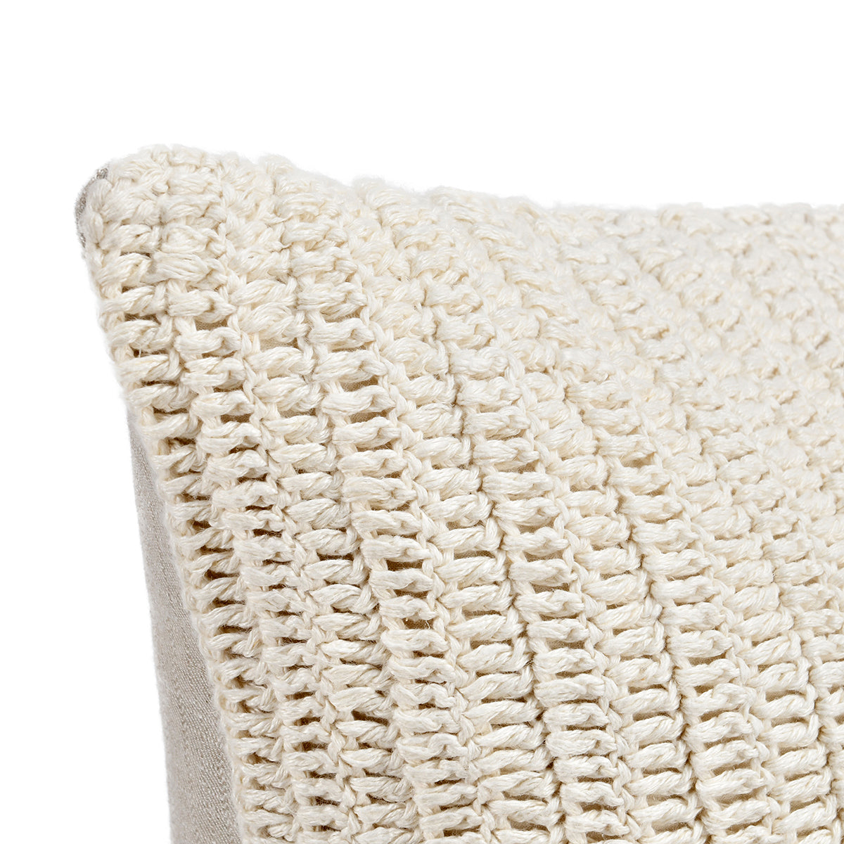 Ivory 100% Belgian Flax Linen Solid SLD Macie 22x22 Collection