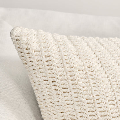 Ivory 100% Belgian Flax Linen Solid SLD Macie 22x22 Collection