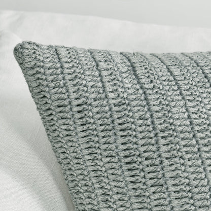 Stone Gray 100% Belgian Flax Linen Solid SLD Macie 22x22 Collection