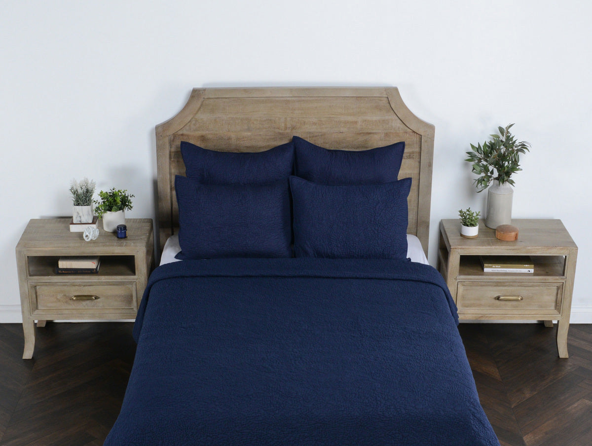 Indigo 100% Cotton Voile Quilts & Comforter Elara Quilt Collection Collection