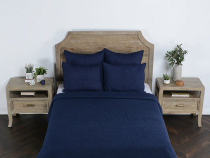 Indigo 100% Cotton Voile Quilts & Comforter Elara Quilt Collection Collection